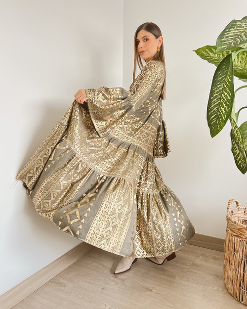 VESTIDO PRIMIA FRESALIA OLIVA