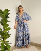 VESTIDO PRIMIA CHABUTA AZUL MULTICOLOR