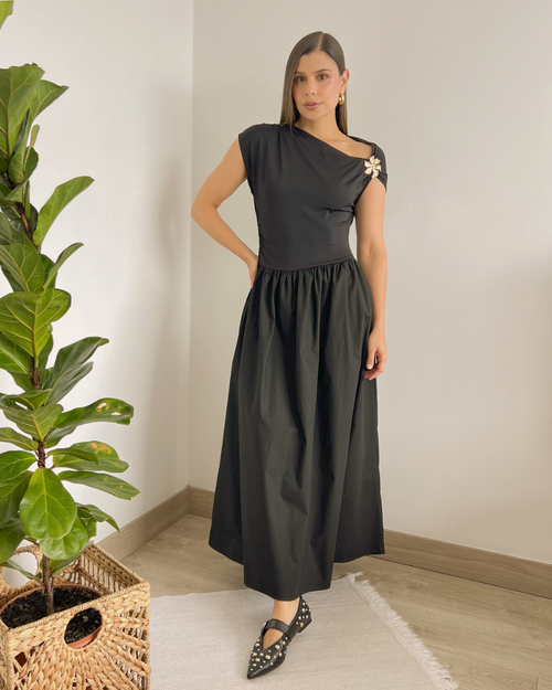 VESTIDO PRIMIA P.040 NEGRO
