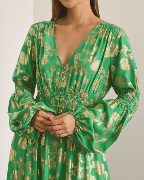 VESTIDO PRIMIA P.010 VERDE