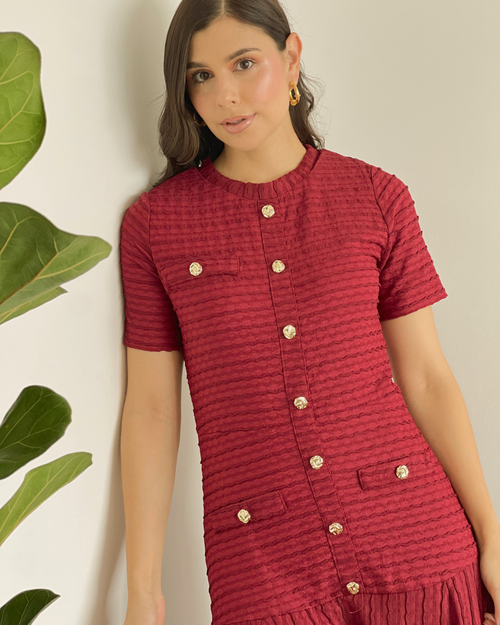 VESTIDO PRIMIA OSAKA VINO