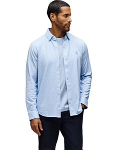 PSYCHO BUNNY CAMISAS HOMBRE AZUL
