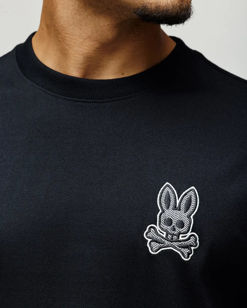 PSYCHO BUNNY CAMISETAS HOMBRE NEGRO