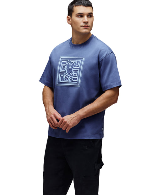 PSYCHO BUNNY CAMISETAS HOMBRE AZUL