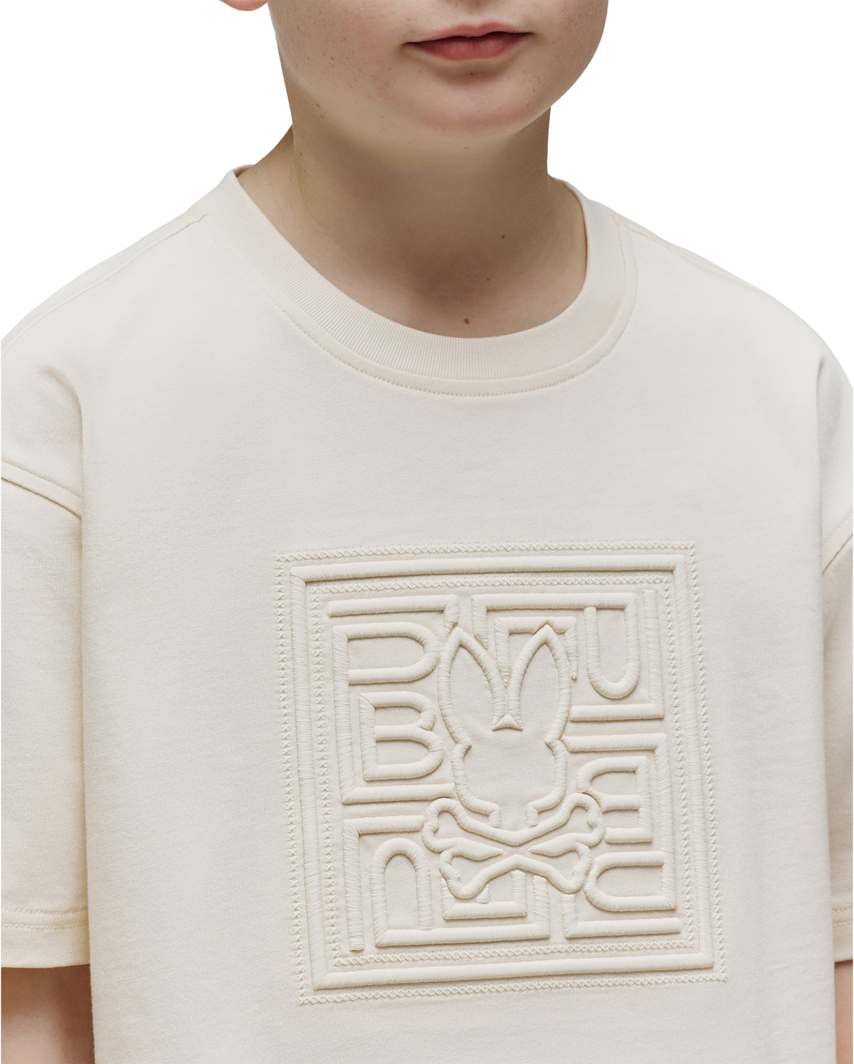 PSYCHO BUNNY CAMISETAS NIÑO BLANCO