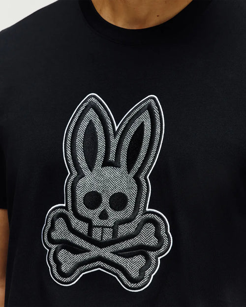 PSYCHO BUNNY CAMISETAS HOMBRE NEGRO