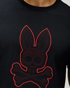 PSYCHO BUNNY CAMISETAS HOMBRE NEGRO