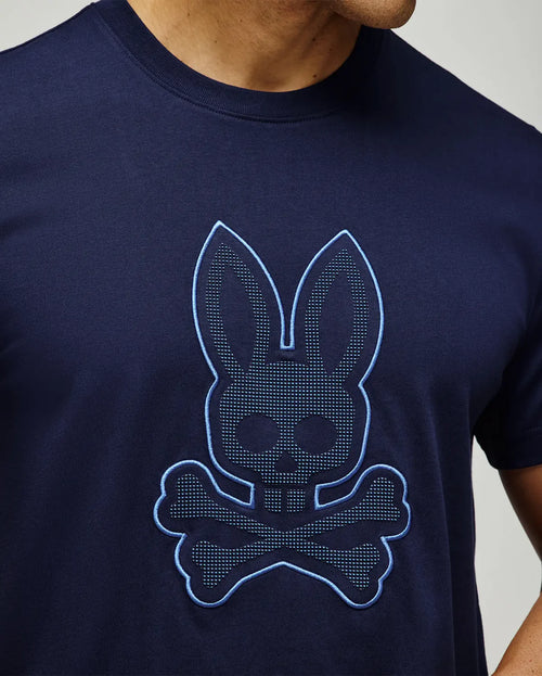 PSYCHO BUNNY CAMISETAS HOMBRE AZUL