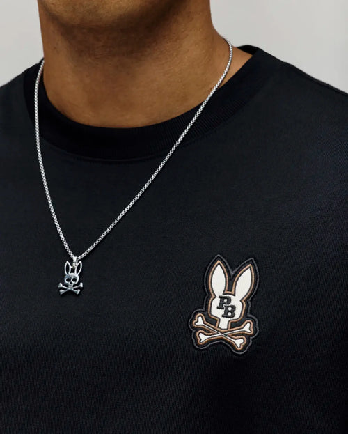 PSYCHO BUNNY CAMISETAS HOMBRE NEGRO