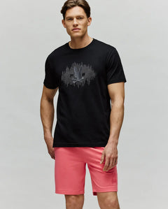 PSYCHO BUNNY CAMISETAS HOMBRE NEGRO