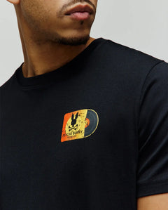 PSYCHO BUNNY CAMISETAS HOMBRE NEGRO