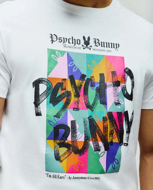 PSYCHO BUNNY CAMISETAS HOMBRE BLANCO