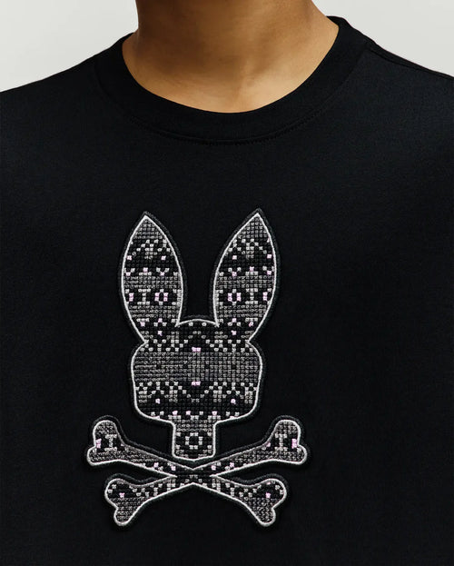 PSYCHO BUNNY CAMISETAS NIÑO NEGRO