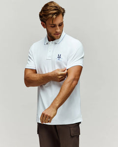 PSYCHO BUNNY CAMISETA TIPO POLO HOMBRE BLANCO