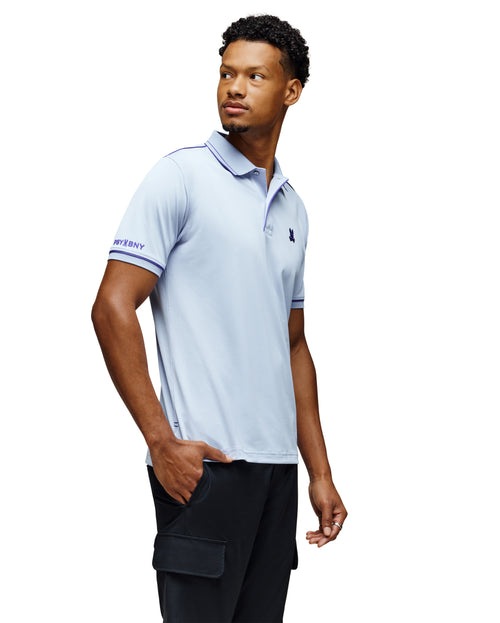 PSYCHO BUNNY CAMISETA TIPO POLO HOMBRE AZUL