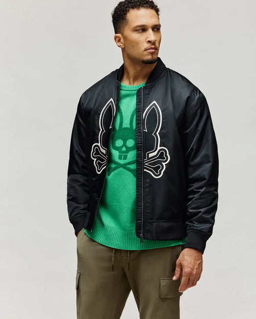 PSYCHO BUNNY CHAQUETAS Y BUZOS HOMBRE NEGRO