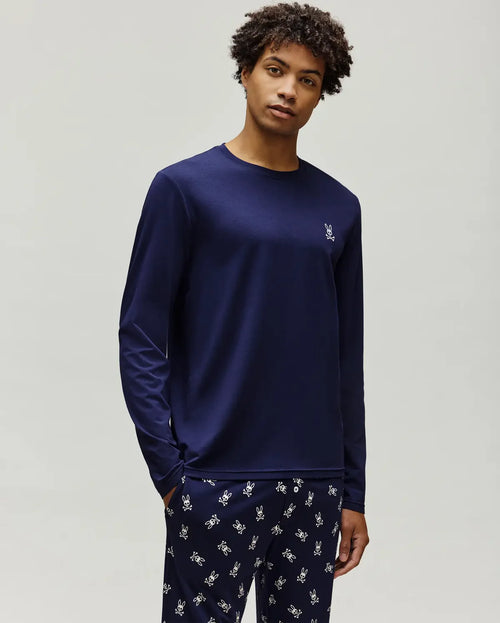 PSYCHO BUNNY CONJUNTO DE PIJAMA HOMBRE AZUL