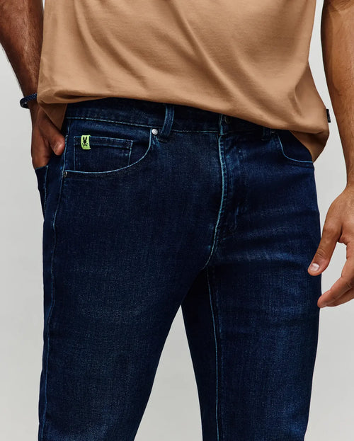 PSYCHO BUNNY JEANS HOMBRE AZUL