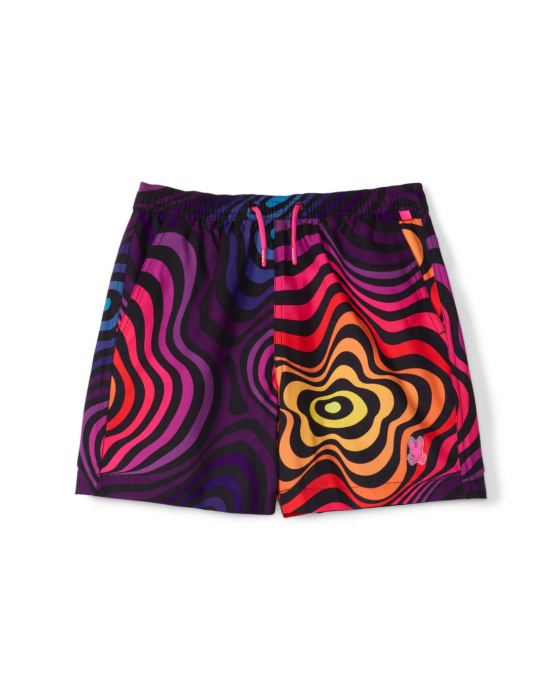 PSYCHO BUNNY PANTALONETA DE BAÑO NIÑO FANTASIA NEGRO