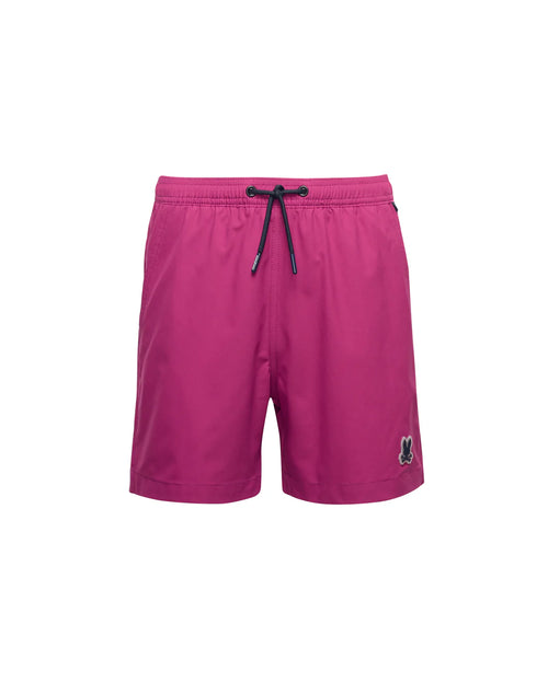 psycho bunny pantaloneta de baño niño hidrocrómico morado