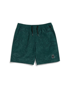 psycho bunny pantaloneta de baño niño hidrocrómico verde