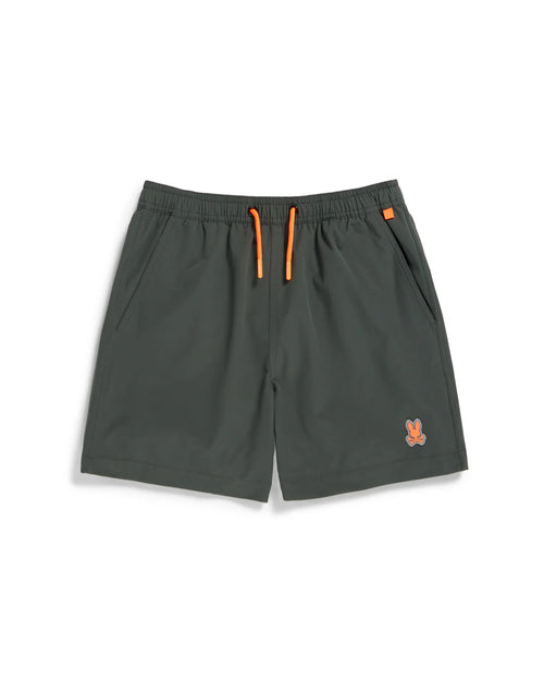 psycho bunny pantaloneta de baño niño hidrocrómico verde