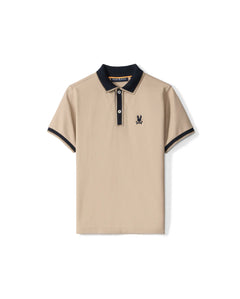psycho bunny polo manga corta niño fantasia beige