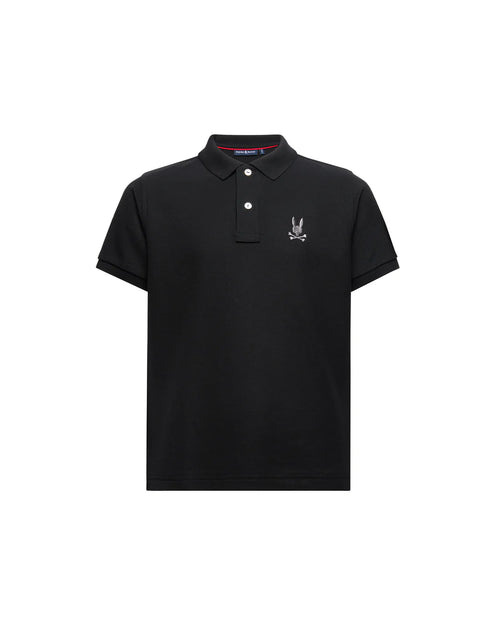 psycho bunny polo manga corta niño fantasia negro