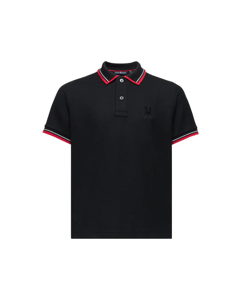 psycho bunny polo manga corta niño fantasia negro