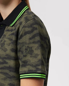 psycho bunny polo manga corta niño fantasia verde