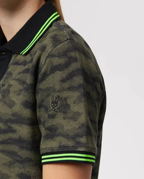 psycho bunny polo manga corta niño fantasia verde