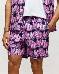 PSYCHO BUNNY TRAJES DE BAÑO HOMBRE ROSADO