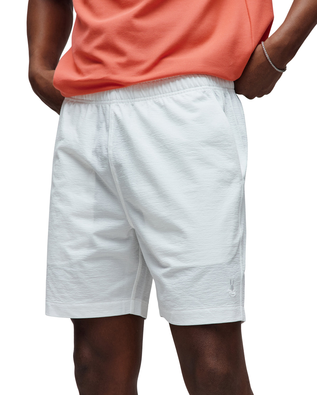 BERMUDA PSYCHO BUNNY PARA HOMBRE COLOR BLANCO MB0700030100
