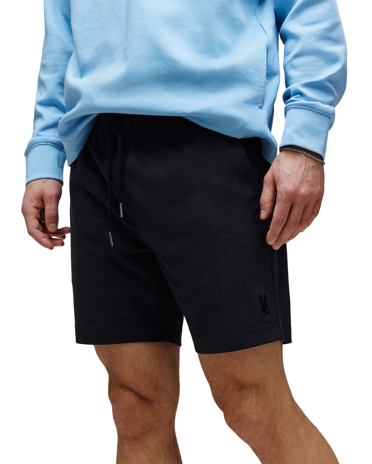 PSYCHO BUNNY BERMUDA OXFORD DOBLE TONO KODA PARA CABALLERO HOMBRE NEGRO MB0700018001