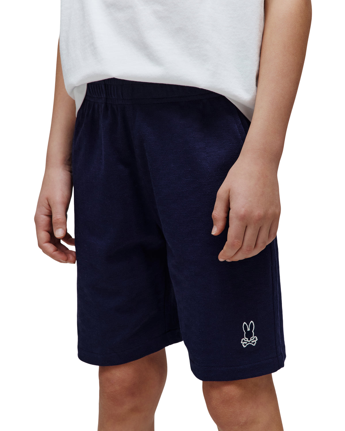 BERMUDA PSYCHO BUNNY PARA NIÑO COLOR AZUL KB0700007402