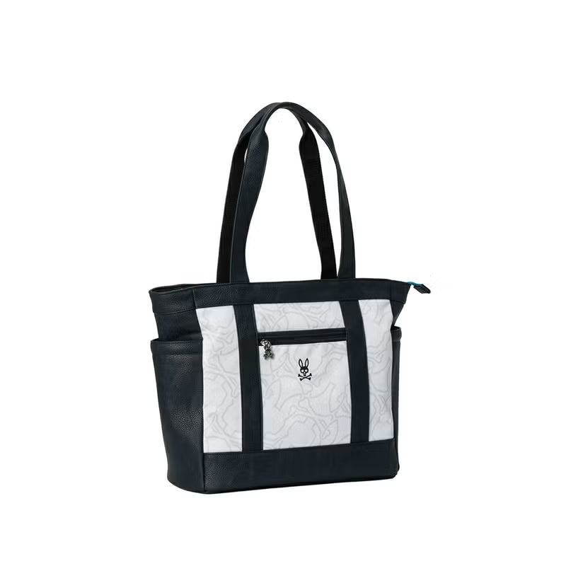 BOLSO PSYCHO BUNNY PARA HOMBRE COLOR BLANCO PBMG6AB5WHT