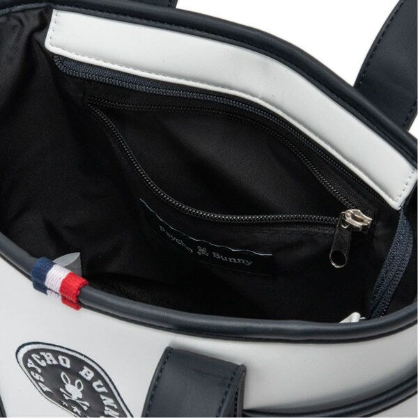 BOLSO PSYCHO BUNNY PARA HOMBRE COLOR BLANCO PBMG5FBAWHT