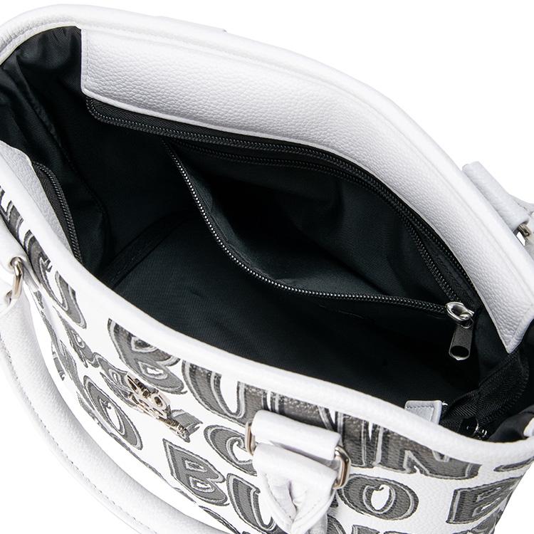 BOLSO PSYCHO BUNNY PARA HOMBRE COLOR BLANCO PBMG6AB2WHT