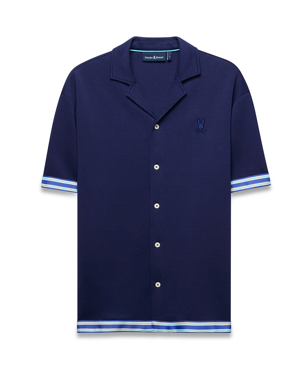 CAMISA M/C PSYCHO BUNNY PARA NIÑO COLOR AZUL KT0500076402