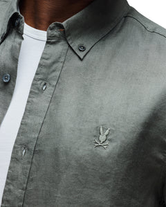 CAMISA M/C PSYCHO BUNNY PARA HOMBRE COLOR VERDE B6Q679C200322