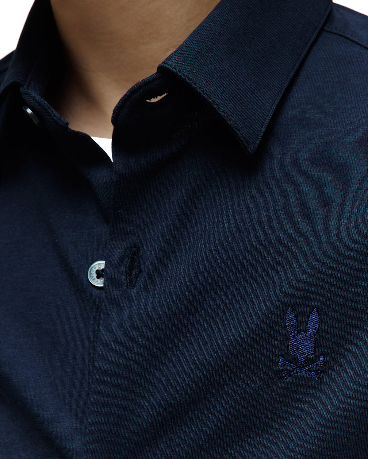 CAMISA M/L PSYCHO BUNNY PARA NIÑO COLOR AZUL B0C713A200NVY