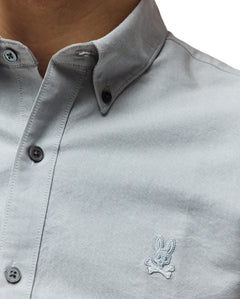 CAMISA M/L PSYCHO BUNNY PARA HOMBRE COLOR GRIS MT0300156043