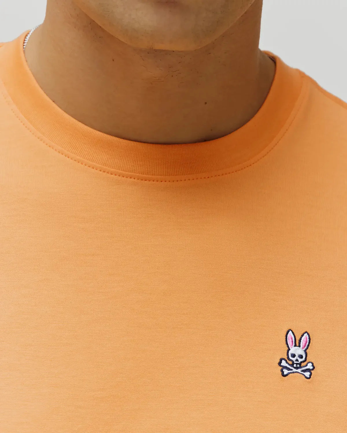 PSYCHO BUNNY CAMISETA CLÁSICA CUELLO REDONDO PARA CABALLERO HOMBRE NARANJA B6U014F200805