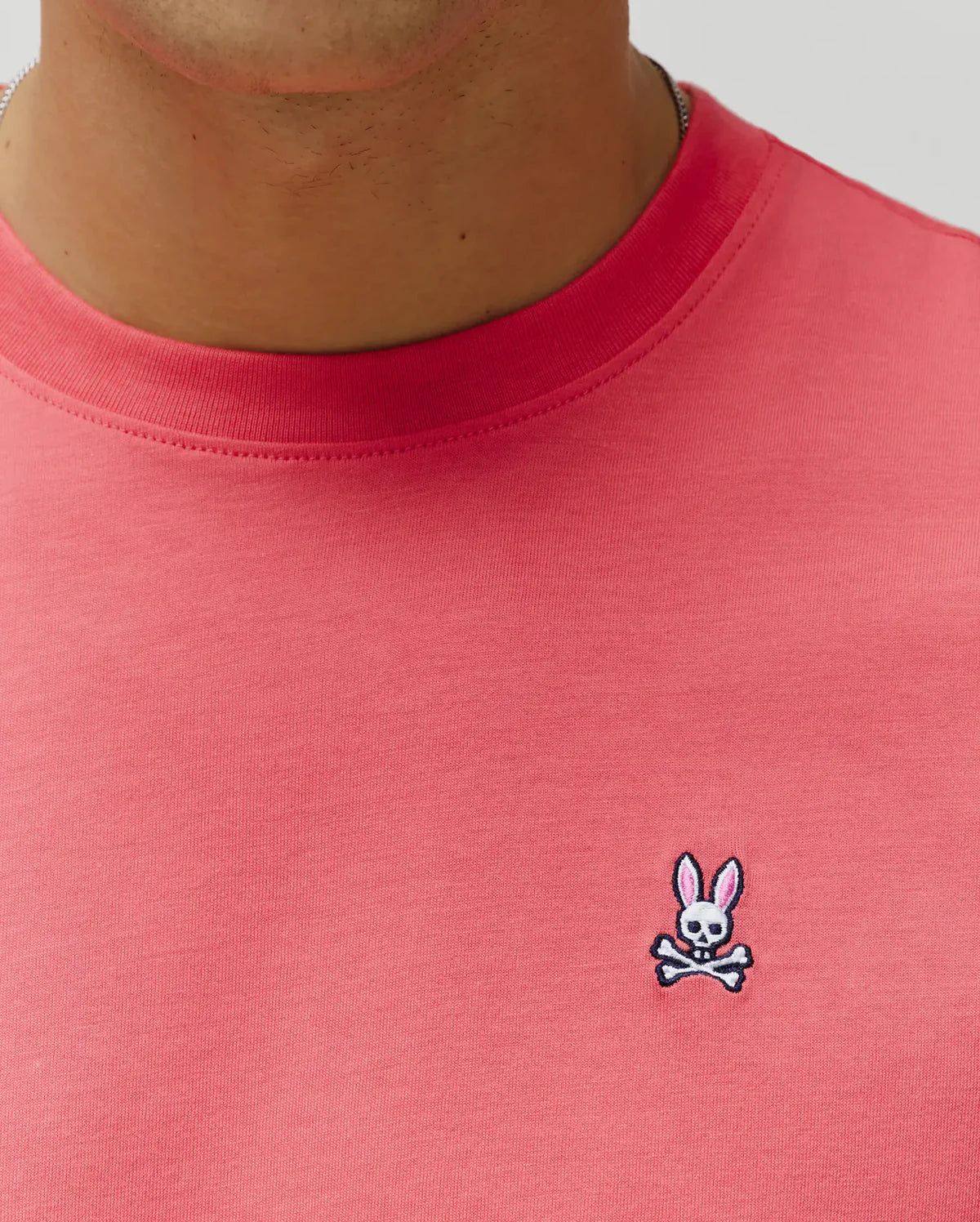 PSYCHO BUNNY CAMISETA CLÁSICA CUELLO REDONDO PARA CABALLERO HOMBRE ROJO B6U014F200656