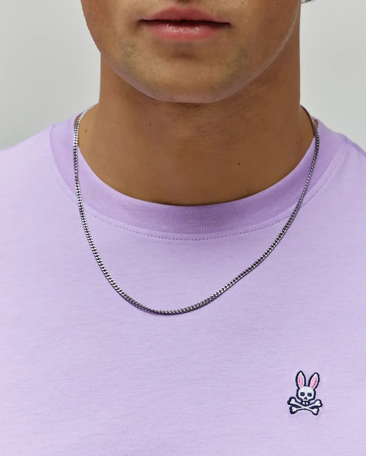 PSYCHO BUNNY CAMISETA CLÁSICA CUELLO REDONDO PARA CABALLERO HOMBRE ROSADO B6U014F200507