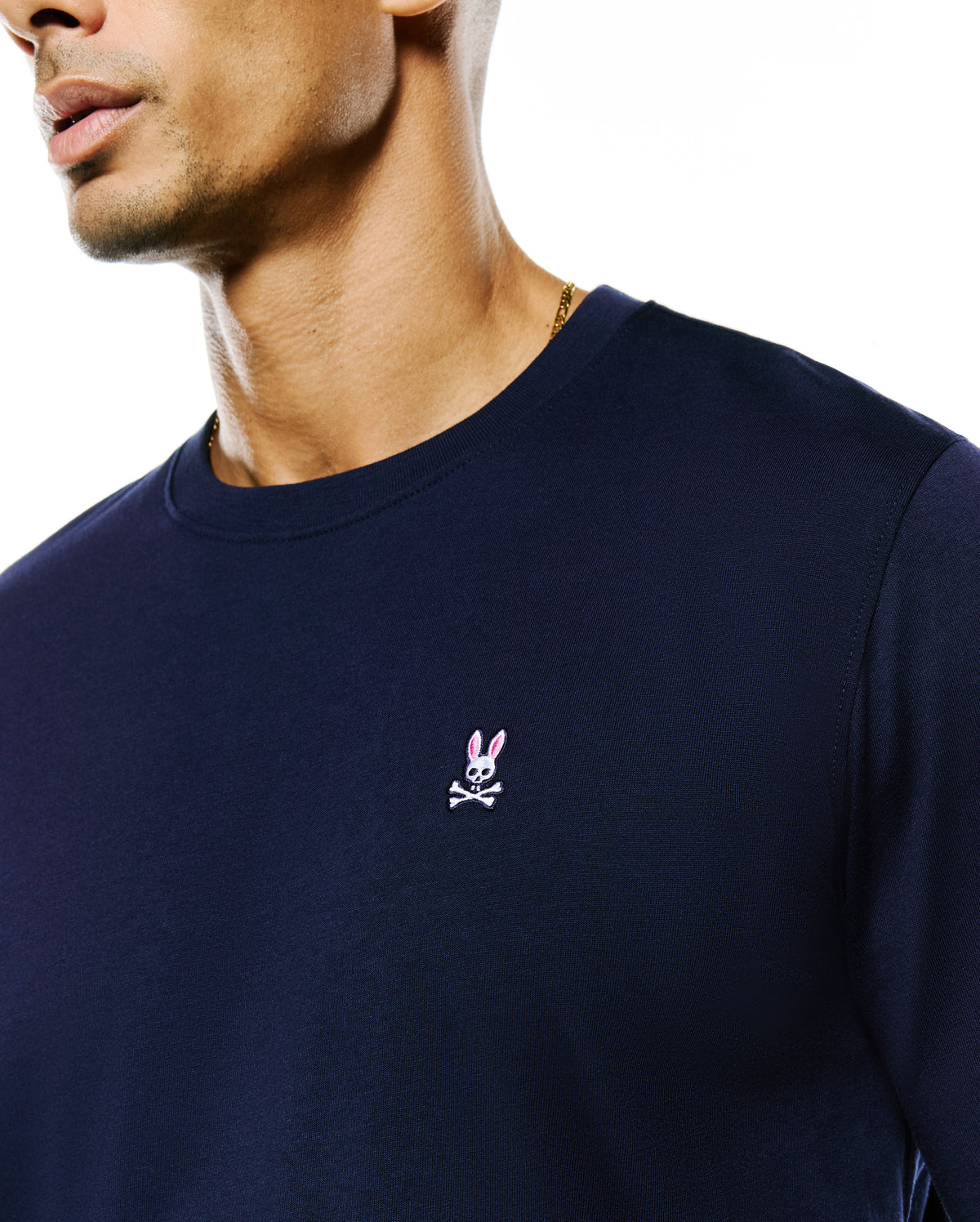 CAMISETA PSYCHO BUNNY PARA CABALLERO COLOR AZUL | El Duque Boutique