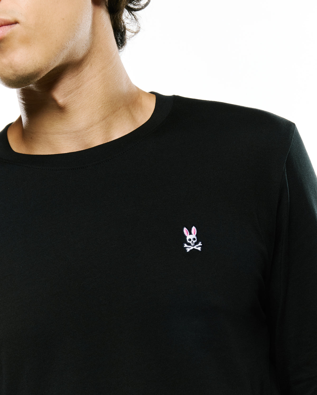 CAMISETA PSYCHO BUNNY PARA CABALLERO COLOR NEGRO | El Duque Boutique