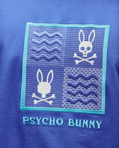 T-SHIRT PSYCHO BUNNY PARA HOMBRE COLOR AZUL MT0200277426