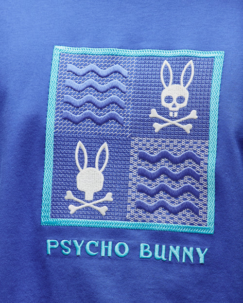 T-SHIRT PSYCHO BUNNY PARA HOMBRE COLOR AZUL MT0200277426