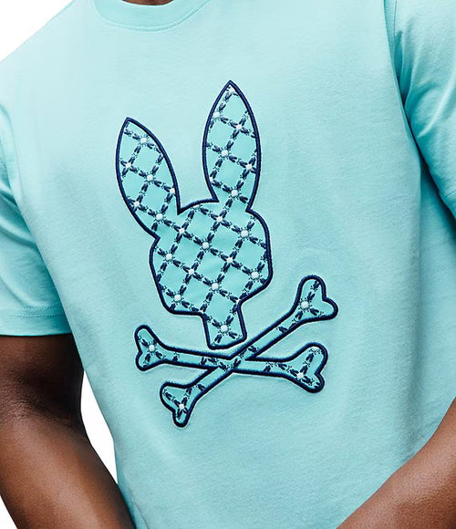 T-SHIRT PSYCHO BUNNY PARA HOMBRE COLOR AZUL MT0200241409